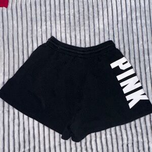 PINK Victoria's Secret Black Athletic Shorts